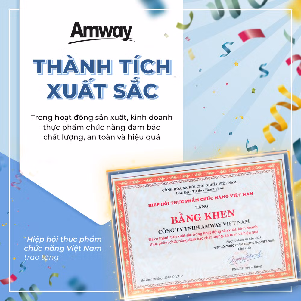 Amway Việt Nam lần thứ 11 nhận Giải thưởng Sản phẩm Vàng vì Sức khoẻ ảnh 2
