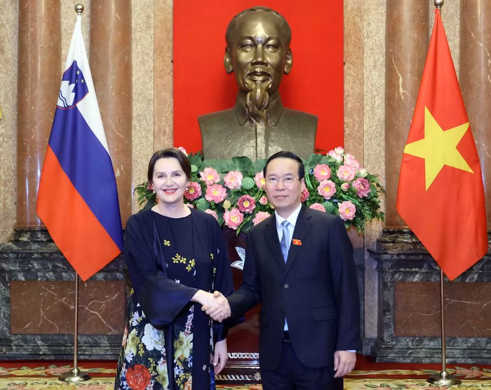 Chủ tịch nước Võ Văn Thưởng tiếp các Đại sứ trình Quốc thư ảnh 3
