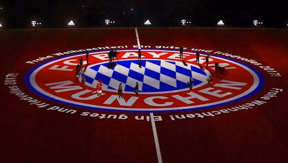 Clip màn trình diễn ánh sáng 3D của Bayern tri ân người hâm mộ ảnh 3