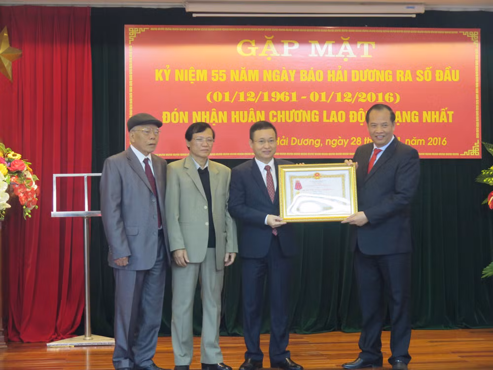 Báo Hải Dương kỷ niệm 55 năm ngày chính thức ra số đầu tiên ảnh 1