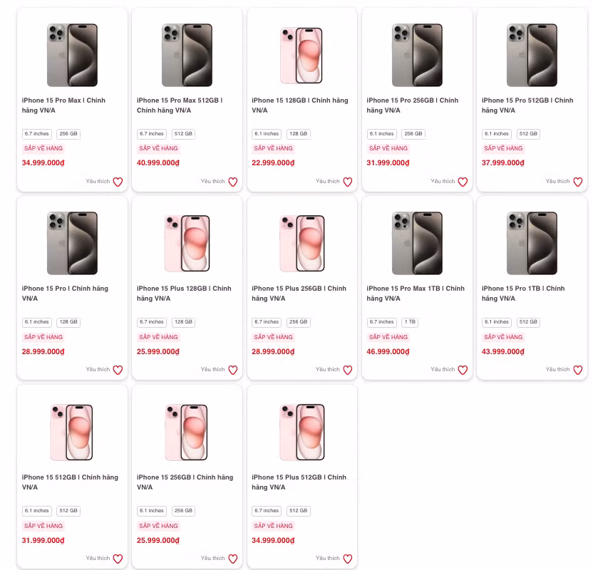 Khách Việt nhận iPhone 15 từ ngày 29/9, mua tối đa 2 chiếc mỗi mẫu ảnh 3