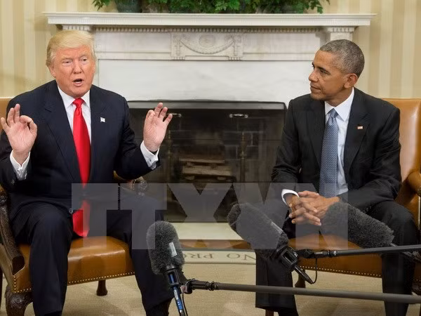 Tổng thống Mỹ Obama trấn an các đồng minh về cam kết của ông Trump ảnh 1