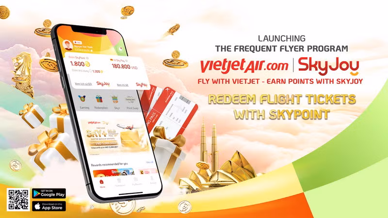 Bay càng nhiều, tích điểm đổi quà thỏa thích với Vietjet SkyJoy ảnh 1