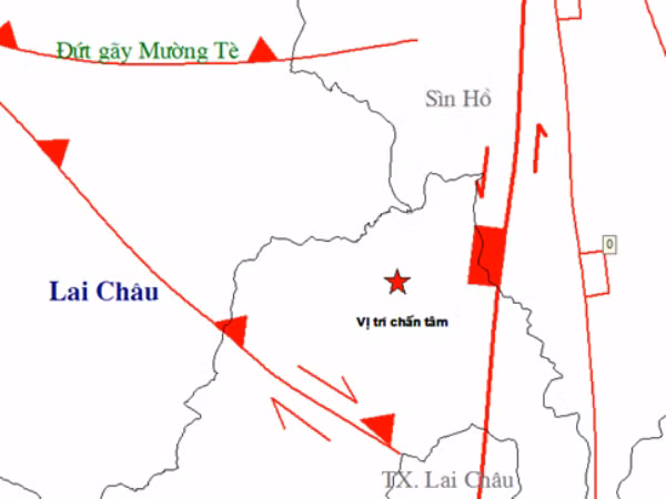 Lại xảy ra động đất 3,4 độ Richter tại khu vực Mường Tè-Lai Châu ảnh 1