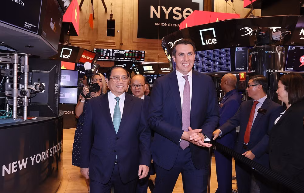 Thủ tướng rung chuông mở đầu phiên giao dịch Sàn Chứng khoán New York ảnh 2
