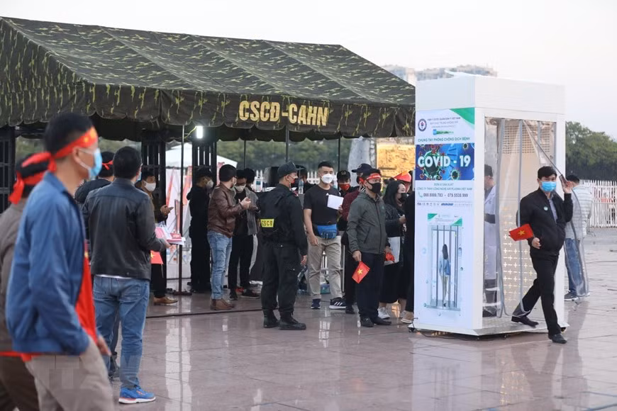 Trận đấu với Nhật Bản trên sân Mỹ Đình: Ghi nhận 1 cổ động viên là F0 ảnh 1