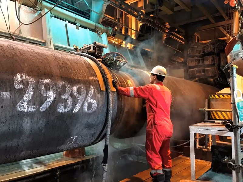 Nối lại hoạt động lắp đặt đường ống của Dòng chảy phương Bắc 2 ảnh 1