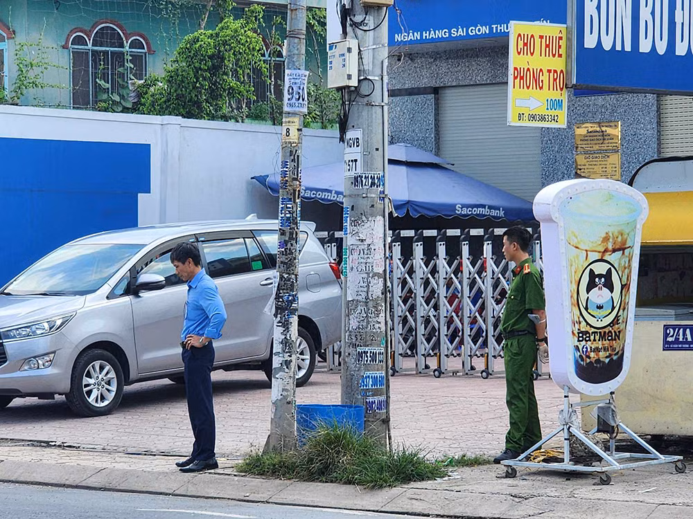 Thành phố Hồ Chí Minh: Điều tra nghi án cướp ngân hàng ảnh 1
