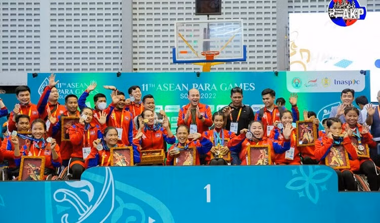 VĐV Campuchia tin tưởng giành thành tích cao tại Para Games 12 ảnh 1