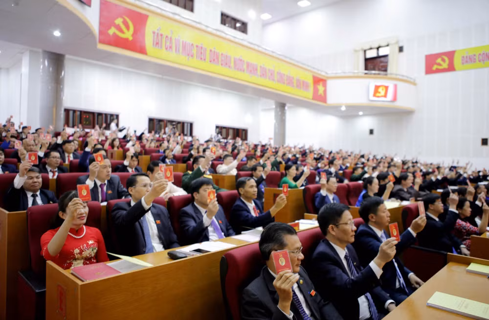[Photo] Bà Giàng Páo Mỷ tái đắc cử Bí thư Tỉnh ủy Lai Châu ảnh 3