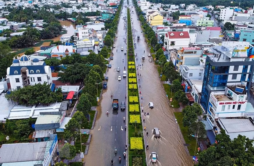 Triều cường tại Cần Thơ dự báo tiếp tục vượt báo động III ảnh 1
