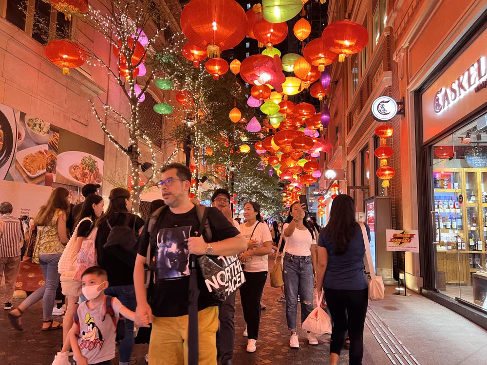 Hong Kong rực rỡ trong sắc màu đèn lồng dịp Tết Trung Thu ảnh 5