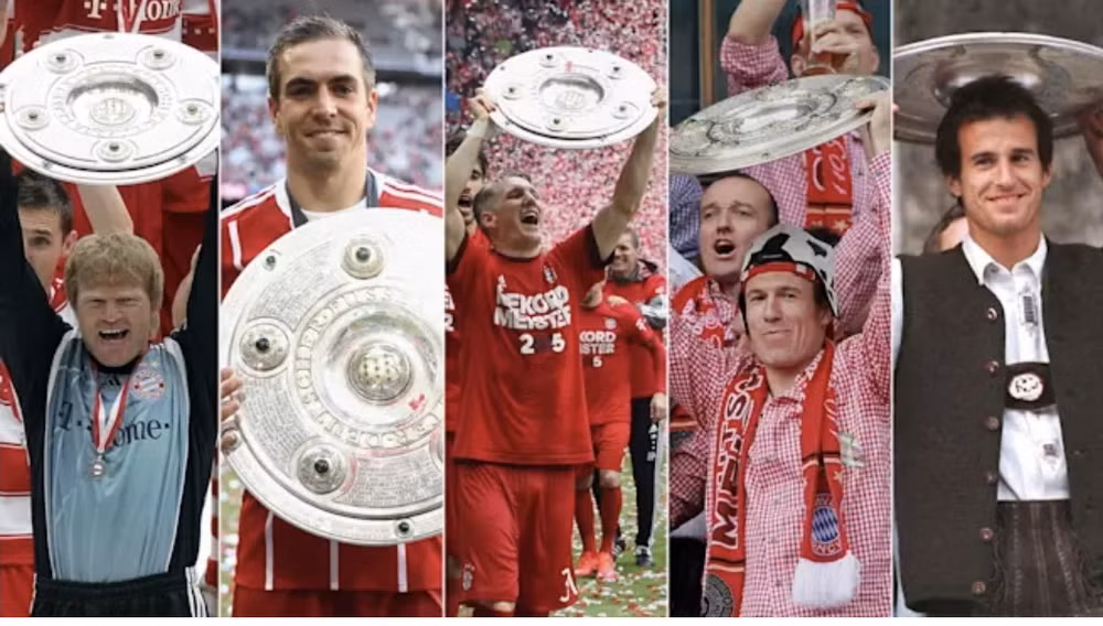 ​Müller đứng đầu danh sách cầu thủ vô địch Bundesliga nhiều nhất ảnh 5