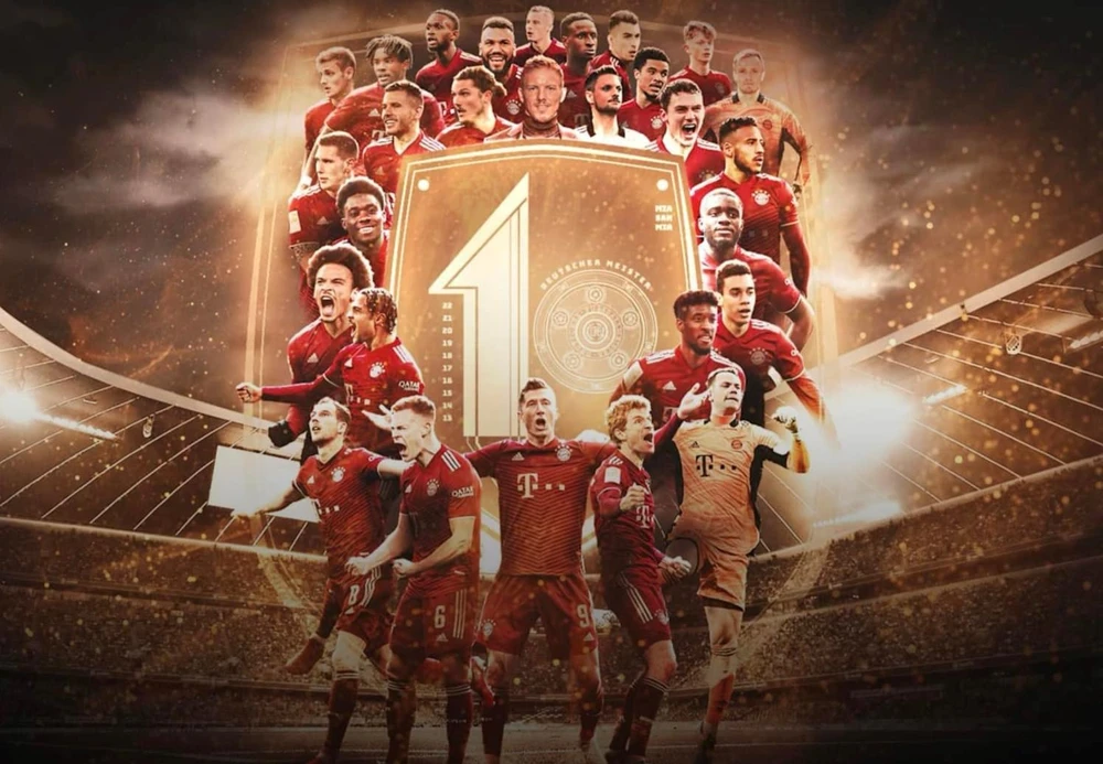 Bayern Munich: Top kỷ lục trong năm giải đấu hàng đầu châu Âu | Vietnam+ (VietnamPlus)