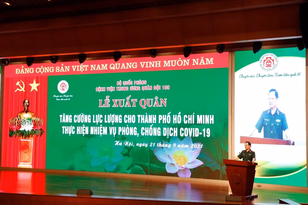 Bệnh viện Quân đội 108 “thần tốc” chi viện cho miền Nam chống dịch ảnh 1