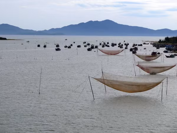 Khẩn trương nạo vét tuyến luồng đường thủy Cửa Đại bị bồi lấp ảnh 1
