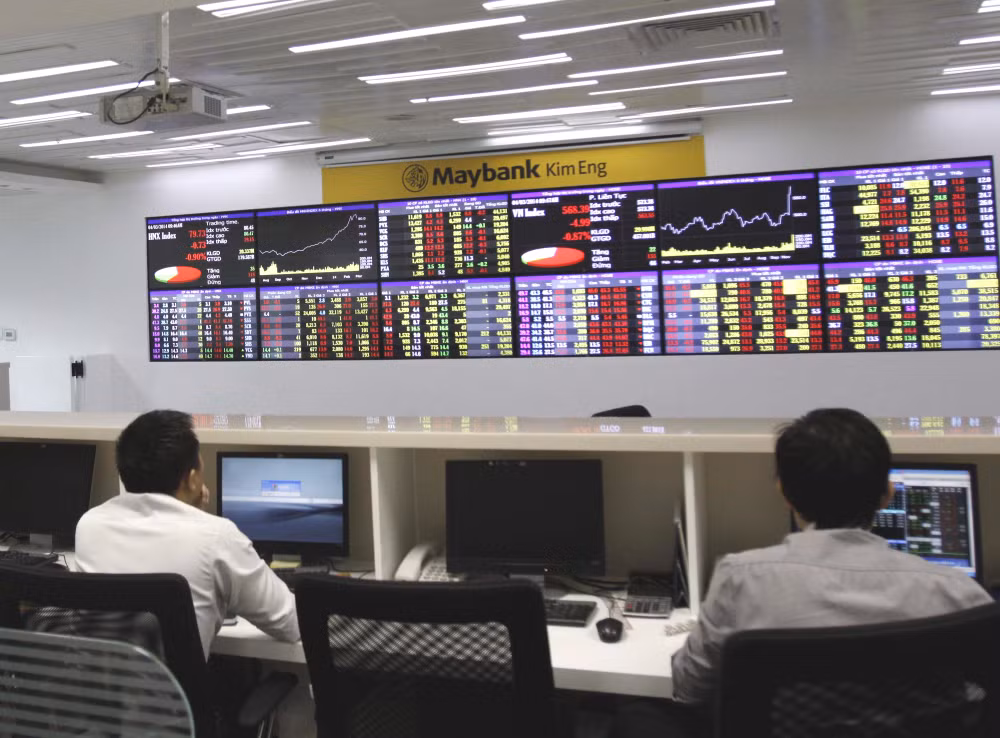 Nhóm cổ phiếu tài chính tăng giá, chỉ số VN-Index lấy lại sắc xanh ảnh 1