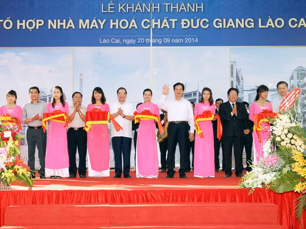 Khánh thành Tổ hợp nhà máy hóa chất Đức Giang Lào Cai ảnh 1