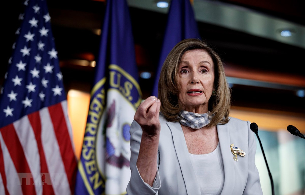 Bà Nancy Pelosi tiếp tục được bầu làm Chủ tịch Hạ viện Mỹ | Vietnam+ (VietnamPlus)