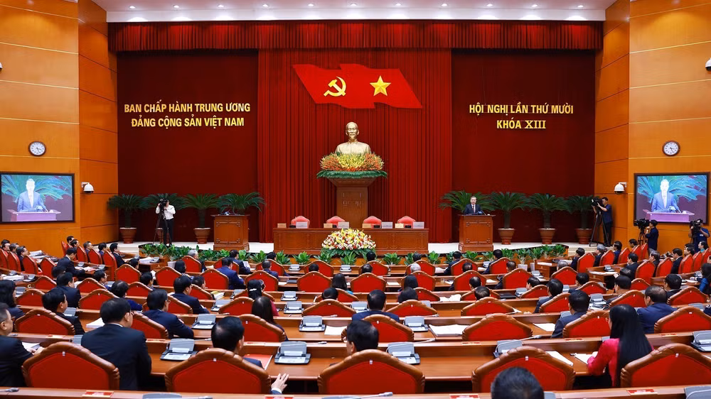 TTXVN_2009 Hoi nghi Ban Chap hanh Trung uong 9.jpg