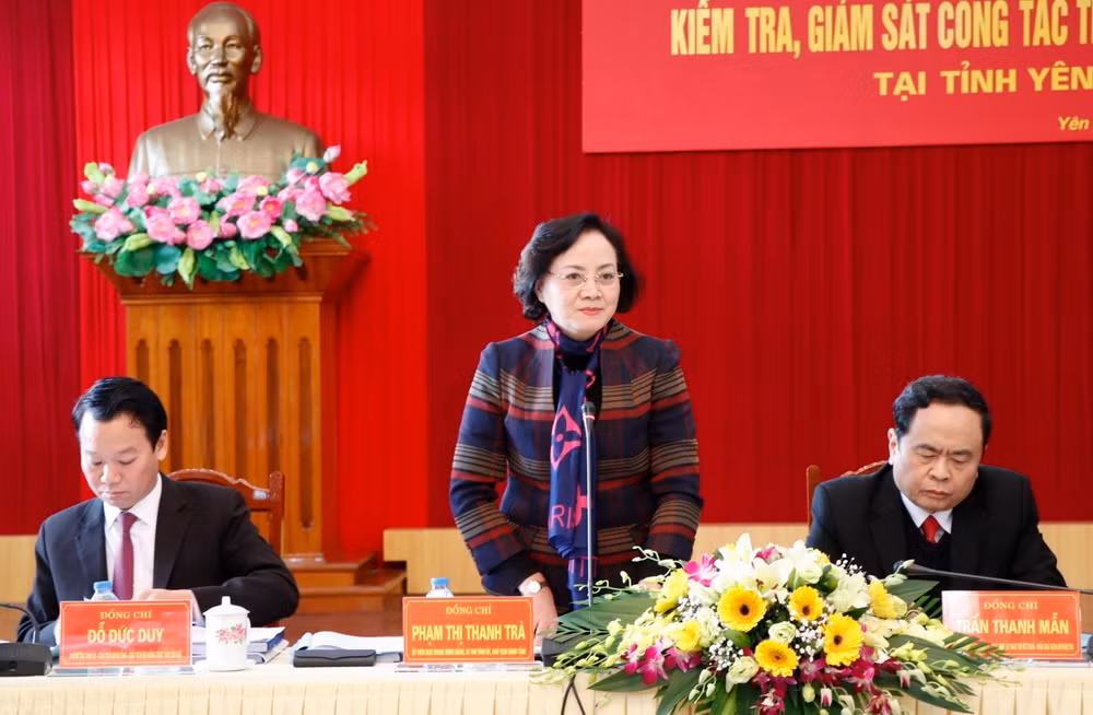 Chủ tịch Ủy ban TW Mặt trận Tổ quốc Việt Nam làm việc tại Yên Bái ảnh 1