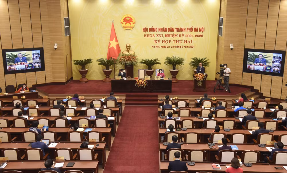 [Photo] Khai mạc kỳ họp thứ hai Hội đồng Nhân dân thành phố Hà Nội ảnh 2