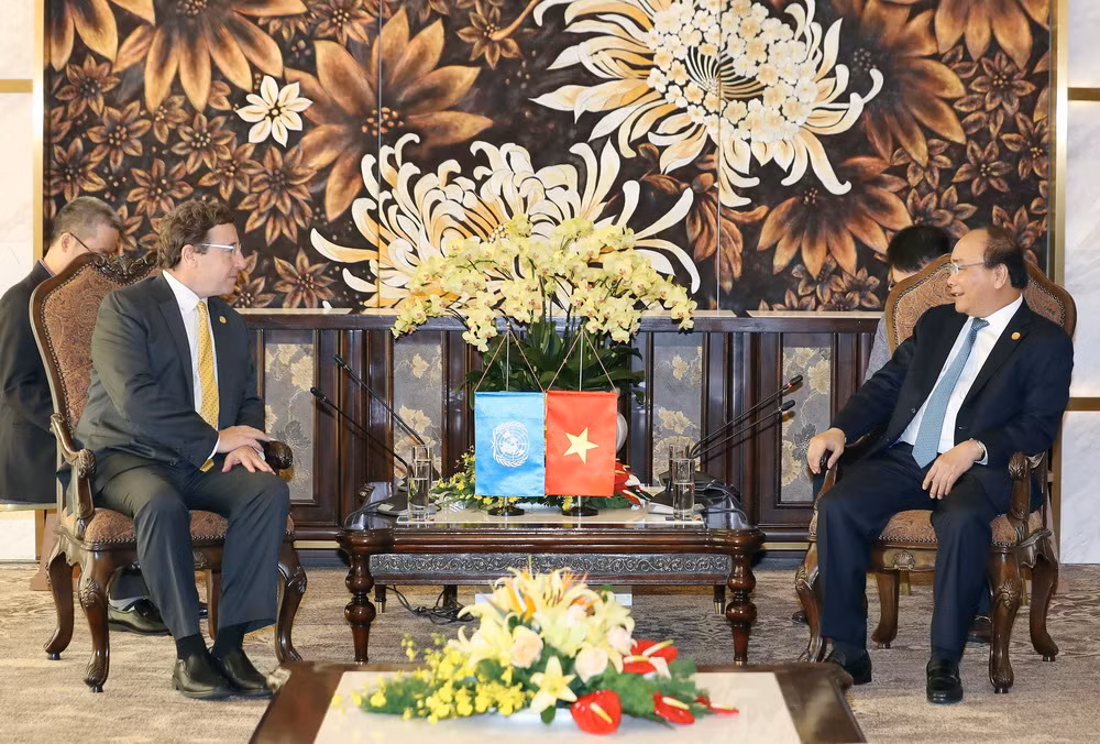Thủ tướng Nguyễn Xuân Phúc tiếp Tổng giám đốc UNDP, UNIDO ảnh 1