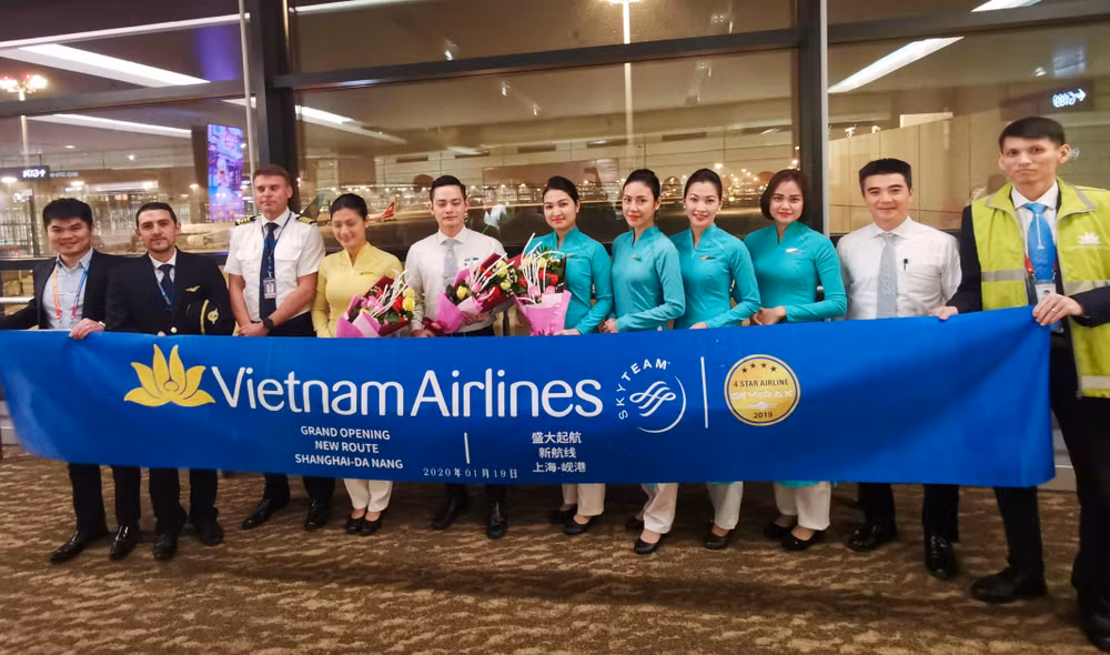 Vietnam Airlines khai trương đường bay Đà Nẵng-Thượng Hải ảnh 1