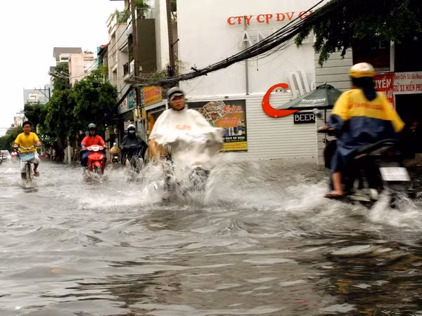 TP Hồ Chí Minh: Nhiều tuyến đường bị ngập nặng trong cơn mưa lớn ảnh 1