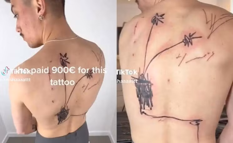 Thợ xăm hình gây bão vì thu phí đắt cho hình xăm "siêu" xấu ảnh 1