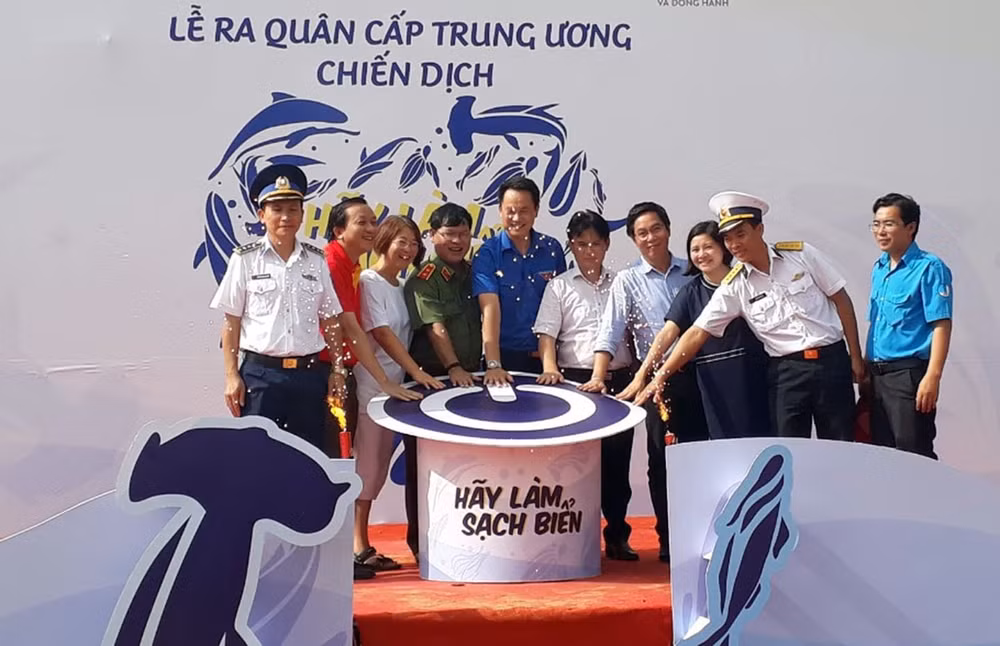 Ra quân cấp trung ương Chiến dịch “Hãy làm sạch biển” năm 2018 ảnh 1
