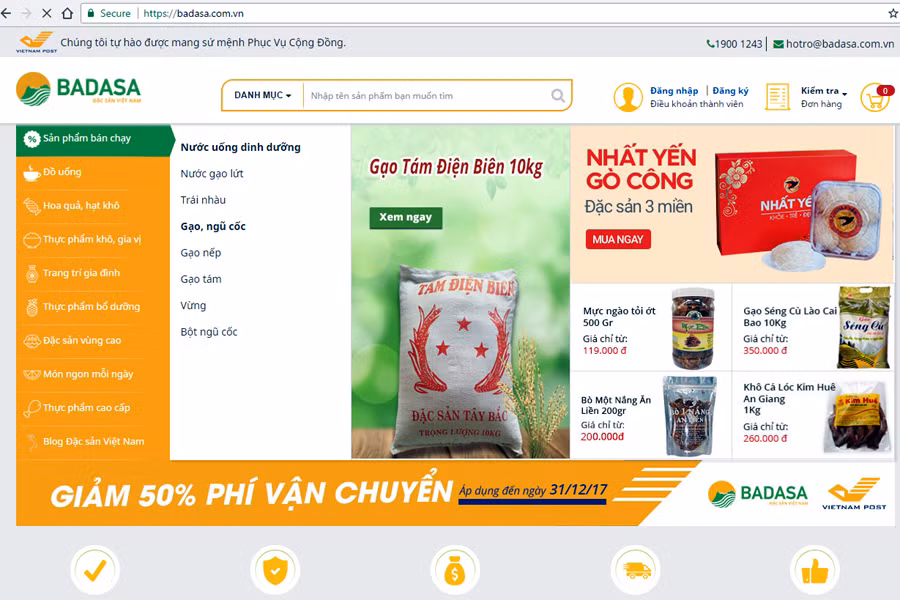 Bưu điện Việt Nam “nhảy” vào lĩnh vực kinh doanh hàng đặc sản ảnh 1
