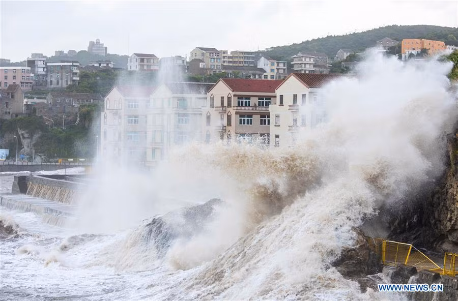 Trung Quốc: Bão Maria đổ vào tỉnh Phúc Kiến, 8.000 người dân sơ tán ảnh 1