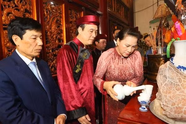 Linh thiêng lễ Giỗ Tổ Hùng Vương năm 2019 trên đỉnh Nghĩa Lĩnh ảnh 2