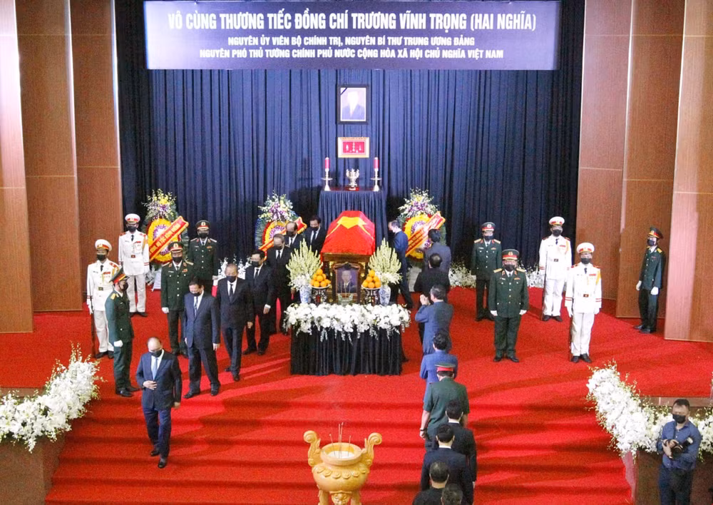 Tổ chức trọng thể Lễ viếng nguyên Phó Thủ tướng Trương Vĩnh Trọng ảnh 1