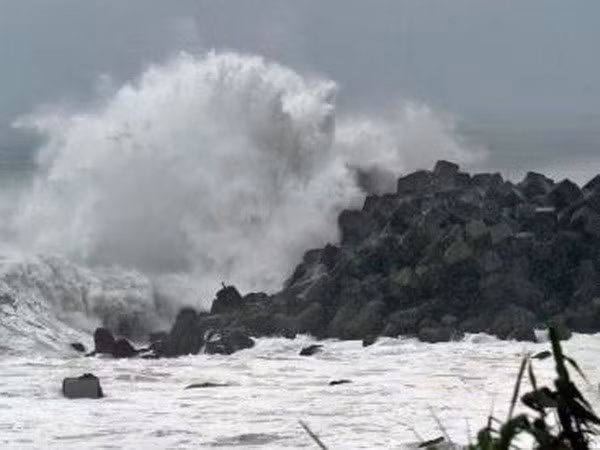 ​Sóng thần ập vào bờ biển Tonga sau vụ phun trào núi lửa ảnh 1