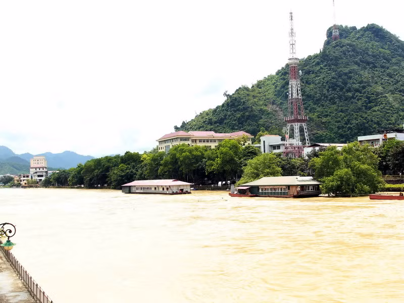 [Photo] Mưa lớn gây ngập úng nhiều điểm ở thành phố Hà Giang ảnh 2