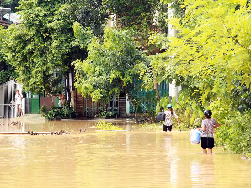 [Photo] Mưa lớn gây ngập úng nhiều điểm ở thành phố Hà Giang ảnh 3