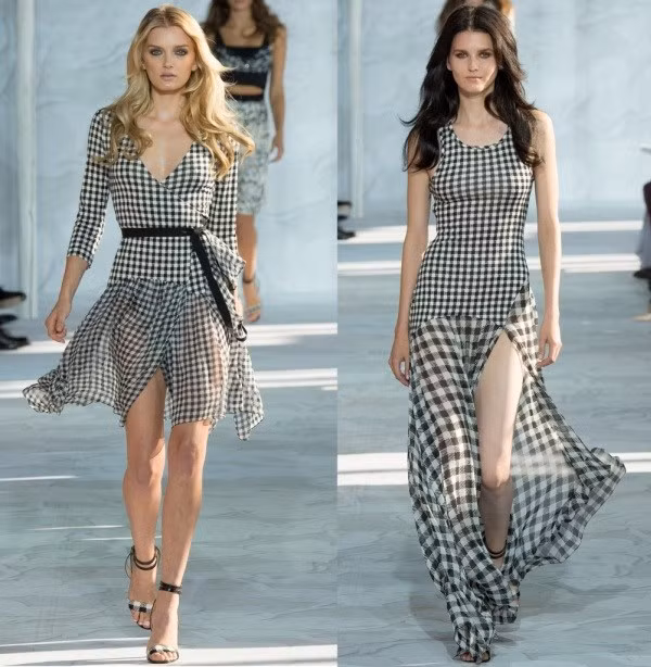 Gingham: Cuộc đổ bộ họa tiết ô vuông cổ điển mùa mốt Xuân Hè ảnh 4