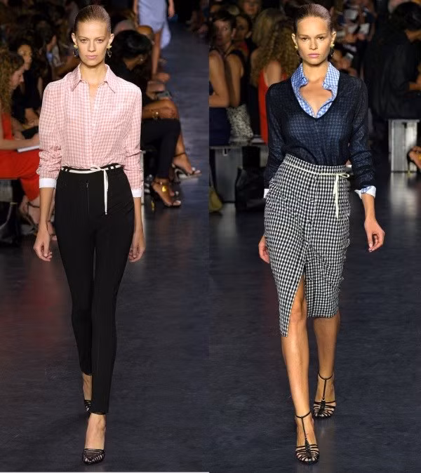 Gingham: Cuộc đổ bộ họa tiết ô vuông cổ điển mùa mốt Xuân Hè ảnh 5