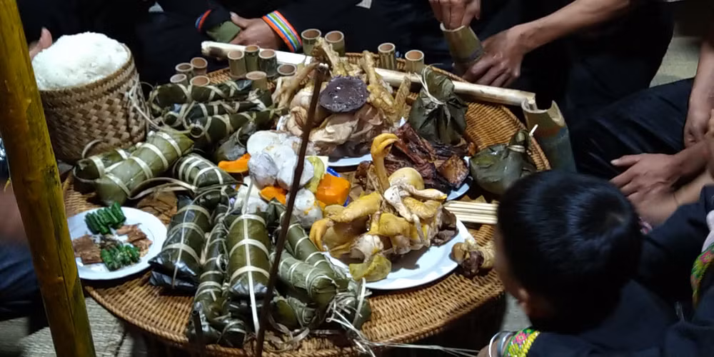 Độc đáo nghi lễ thiêng trong Tết Gơ rơ của người Khơ Mú ảnh 2