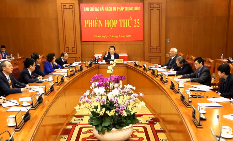 Phiên họp thứ 25 Ban Chỉ đạo Cải cách Tư pháp Trung ương ảnh 1