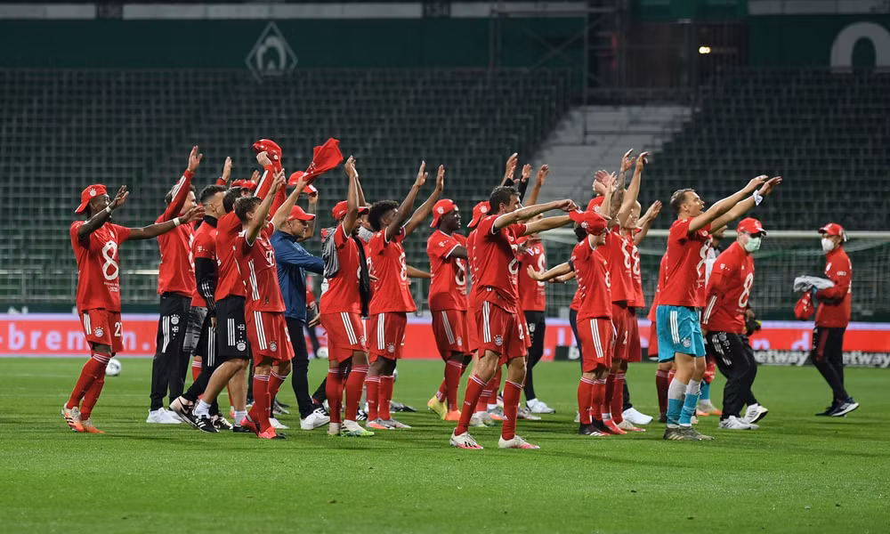 Bayern Munich lần thứ 8 liên tiếp giành chức vô địch Bundesliga ảnh 1