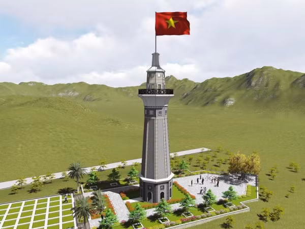 Thanh niên xây Cột cờ Lũng Pô, tổng vốn đầu tư 12 tỷ đồng ảnh 1