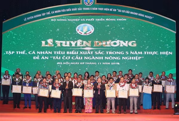 Tuyên dương 138 cá nhân, đơn vị xuất sắc trong tái cơ cấu nông nghiệp ảnh 1