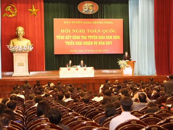 Hội nghị toàn quốc triển khai nhiệm vụ công tác tuyên giáo năm 2017 ảnh 1