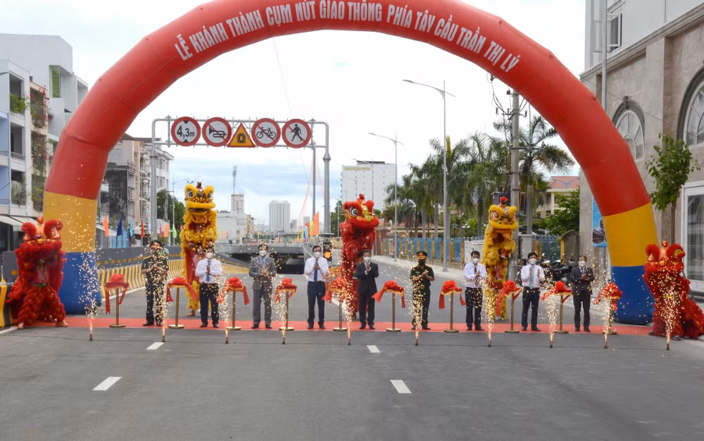 Đà Nẵng khánh thành cụm nút giao thông phía Tây cầu Trần Thị Lý ảnh 1
