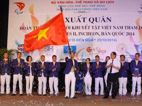Lễ xuất quân đoàn thể thao người khuyết tật dự Asian Para Games 2 ảnh 1