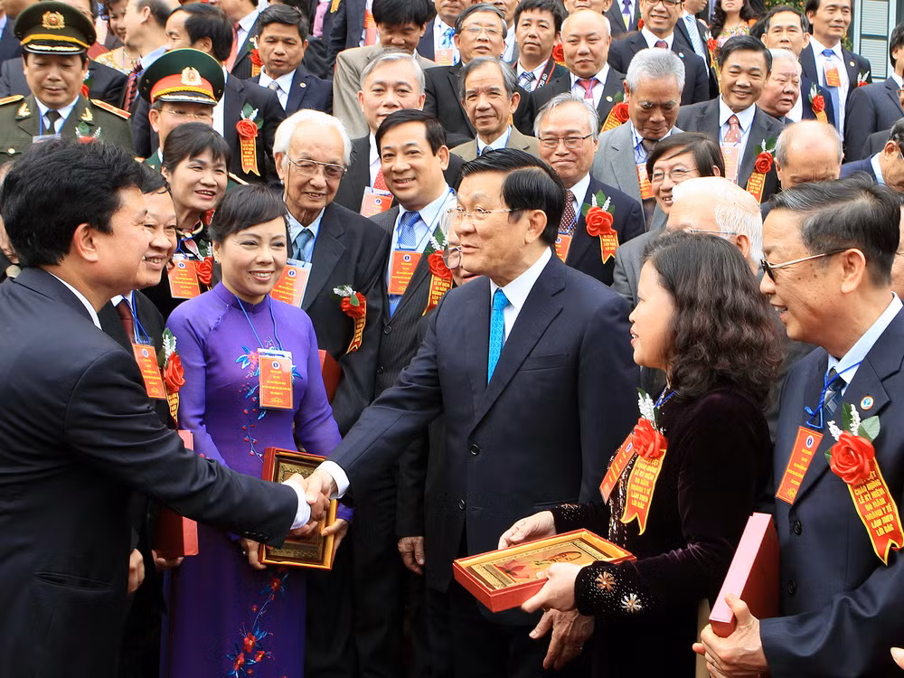 Chủ tịch nước Trương Tấn Sang gặp mặt thầy thuốc tiêu biểu toàn quốc ảnh 1