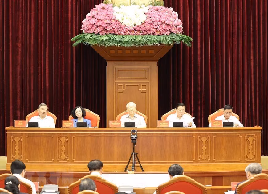 Tổng Bí thư chủ trì Hội nghị sơ kết của BCĐ chống tham nhũng cấp tỉnh ảnh 1